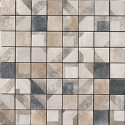 Мозаика Serenissima Cir Anni 70 Aurora-Malachite-Zafferano Mosaico Tessera Mix Decorato 5,7x5,7