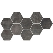 Напольная плитка Serenissima Cir Docklands Hexagon Freeport Black