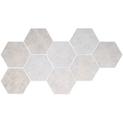 Напольная плитка Serenissima Cir Docklands Hexagon Freeport White