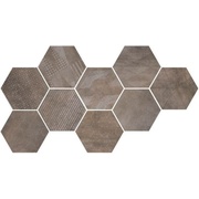 Напольная плитка Serenissima Cir Docklands Hexagon Freeport Brown