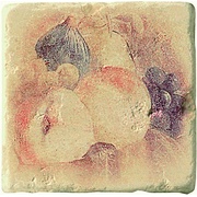 Декор Serenissima Cir Marble Age Ins.Botticino S/3 Beige (Персик+Яблоко+Виноград)