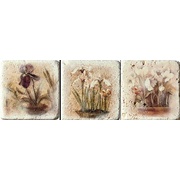 Декор Serenissima Cir Marble style Inserto S/3 Travertino