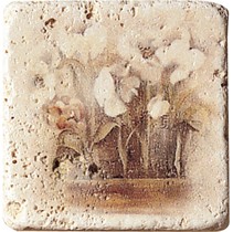 Serenissima Cir Marble style Inserto S/3 Travertino 3