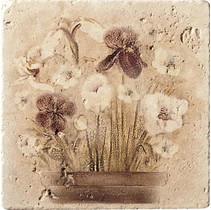 Serenissima Cir Marble style Inserto Travertino