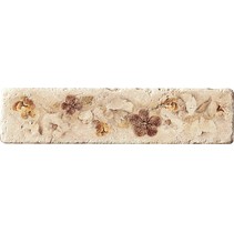 Serenissima Cir Marble style Listello Travertino