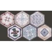 Настенная плитка Serenissima Cir New Orleans Ins S/6 Mardi Gras Esag