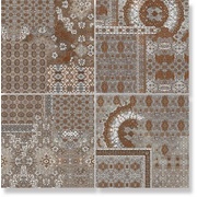 Декор Serenissima Cir Riabita il Cotto Inserto s/4 Pattern Beige-2