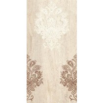 Serenissima Cir Travertino Inserto Stencil Beige