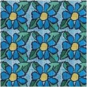 Мозаика Solo Mosaico Матричные панно Синие цветы
