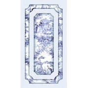 Настенная плитка Tau ceramica Campagne Rev. Azul Boiserie