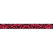 Бордюр Tubadzin Colour L-Black&Red 2B