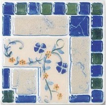 Tubadzin Majolika N-Majolika Mezza2 Dark Blue