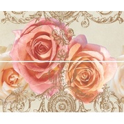 Декор Undefasa Ceramica Crema Marfil Decorado Yellowrose-2