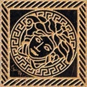 Декор Versace Marble Nero Tozzetto Medusa