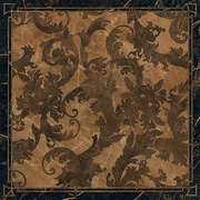 Декор Versace Marble Nero Saint Laurent Decoro Cassettone Foglia 10,5