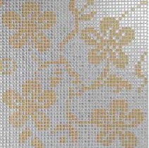 Vitrex Mosaico Tessuto Ibiscus A Oro/Argento 1x1 (из 4 шт.)