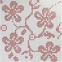 Vitrex Mosaico Tessuto Ibiscus C White/Pink 1x1 (из 4 шт.)