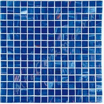 Vitrex Mosaico Vetroso G105 Blu China 2x2