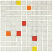 Vitrex Mosaico Vetroso M3 Color Mix (Bianco Giallo/Arancio/Rosso)