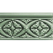 Бордюр Adex Modernista Relive Bizantino C/C Verde Oscuro