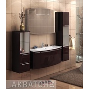Комплект Акватон Севилья 120 гранат тумба + раковина