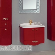 Тумба для раковины Акватон Венеция 75 бордо