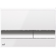 Кнопка смыва AlcaPlast М1720-1 белый/хром