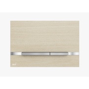 Кнопка для инсталляции AlcaPlast Flat Stripe-oak White дуб