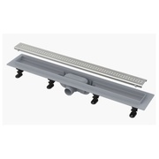 Водоотводящий желоб AlcaPlast Simple 55см с порогами для перфорированной решетки