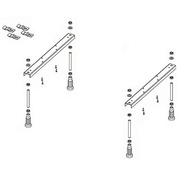 Ножки для ванны Alpen Universal ANU0062 Металл