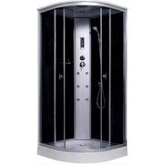 Душевая кабина Aqualux AQ-41700GM(Bl) AQ-41700GM IDRO (KS-ZQ-185) 100x100x215 см зад. стекло темное