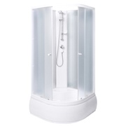 Душевая кабина Aqualux Optima AQ-309GM 90x90см