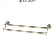 Полотенцедержатель Aquanet 4600 4624D 60 см двухрядный золото