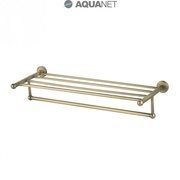 Полка с полотенцедержателем Aquanet 4600 4662 58 см золото