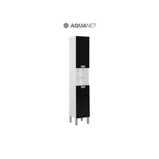 Шкаф-пенал Aquanet Адель 35 Черный