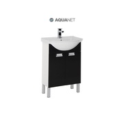 Тумба для раковины Aquanet Адель 60 Черная