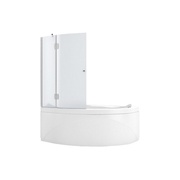 Шторка для ванны Aquanet AQ2 L матовое стекло