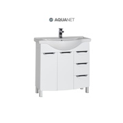 Тумба для раковины Aquanet Асти 85 Белая
