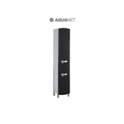 Шкаф-пенал Aquanet Асти 40 Белый (фасад черный)