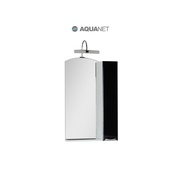 Шкаф-зеркало Aquanet Асти 55 Белое (фасад черный)