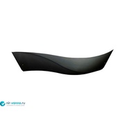 Панель фронтальная Aquanet Borneo 170 черная L