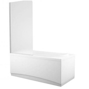Шторка для ванны Aquanet Cariba AQ6 67х140см L матов./проф. хром