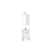 Комплект Aquanet Честер N 00187592 60 белый/патина серебро раковина (АКВА 60)