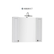Шкаф-зеркало Aquanet Честер 105 Белый/серебро