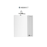 Шкаф-зеркало Aquanet Честер 75 Белый/Серебро
