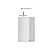 Шкаф-зеркало Aquanet Честер 60 Белый/Серебро