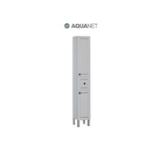 Шкаф-пенал Aquanet Честер 30 Белый/Серебро