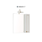Шкаф-зеркало Aquanet Честер 75 Белый/Золото