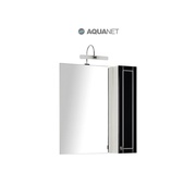 Шкаф-зеркало Aquanet Честер 75 Черный/Серебро
