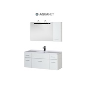 Комплект Aquanet Данте 00164823 110 зеркало/шкаф R + светильник